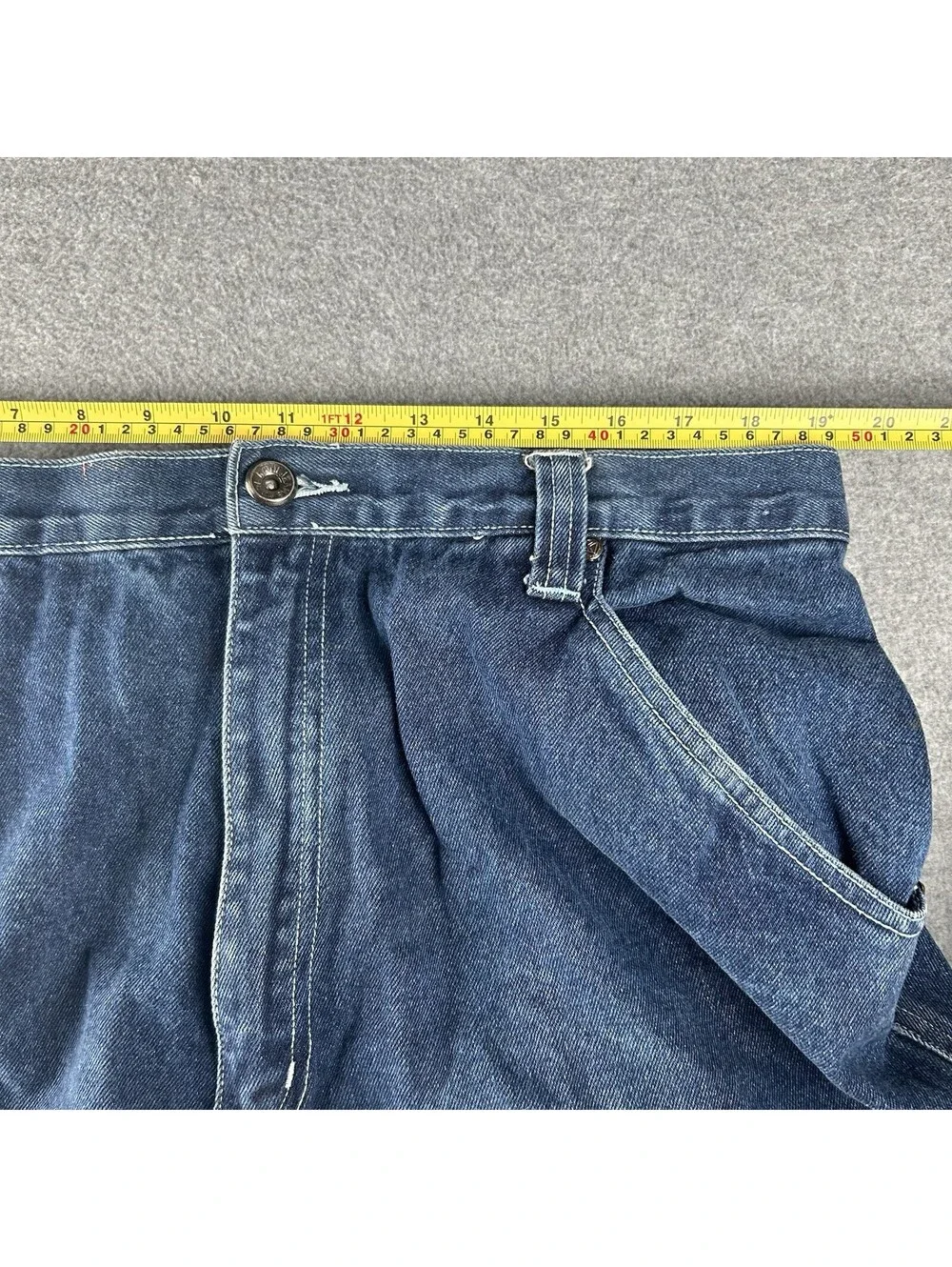 Vtg Karl Kani Men's 38x34 Baggy Relaxed Denim Jeans Streetwear Hip Hop Carpenter